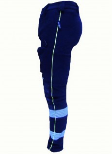 618 DINAMIC BLU elastic pants RIP STOP