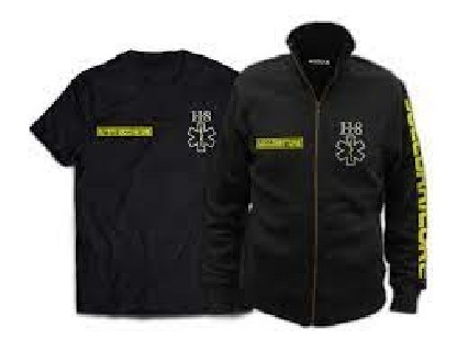 T-SHIRT + FP492 full zip SWEAT RESCUE AMBULANCE - LOGO OF YOUR CHOICE